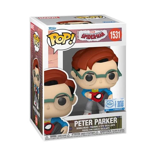Funko Pop! Your Friendly Neighborhood Spider-Man Peter Parker #1531 - Entertainment Earth Exclusive