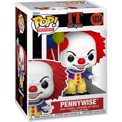 PRE-ORDER ETA: January 2026 (Subject to change) Funko Pop! It The Movie - Pennywise (1990) #1834