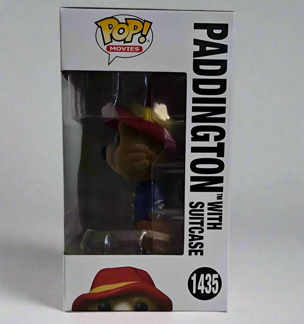Funko Pop! Paddington - Paddington With Suitcase - 1435 - Flocked - Amazon Exclusive