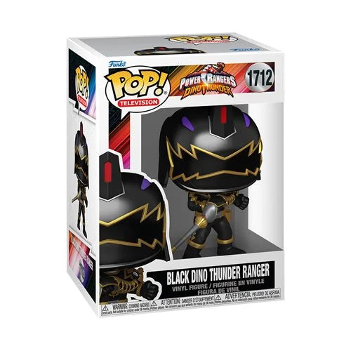 Funko Pop! Power Rangers Dino Thunder - Black Dino Thunder Ranger #1712