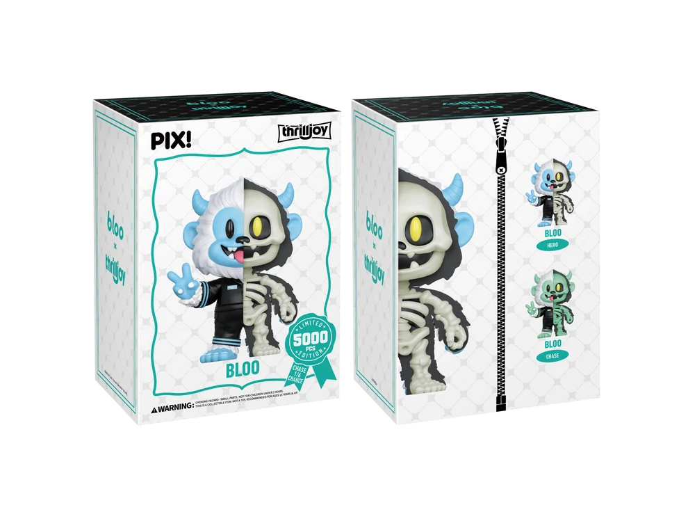 Pre-Order ETA Sept - Thrilljoy Bloo Half Skeleton