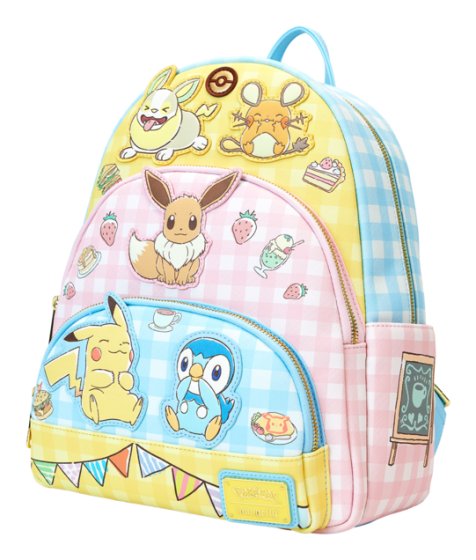 Loungefly - Pokemon Cafe Triple Pocket Backpack