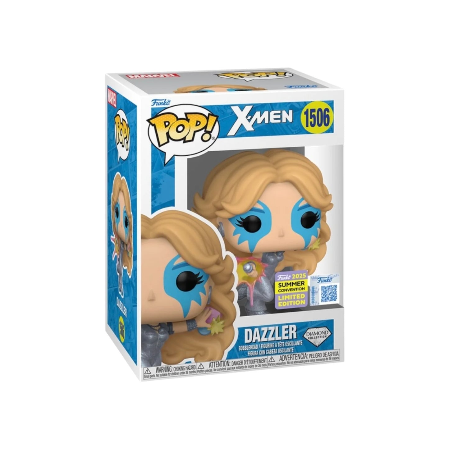 Funko Pop! X-Men - Dazzler #1506 Diamond - 2025 Summer Convention Limited Edition