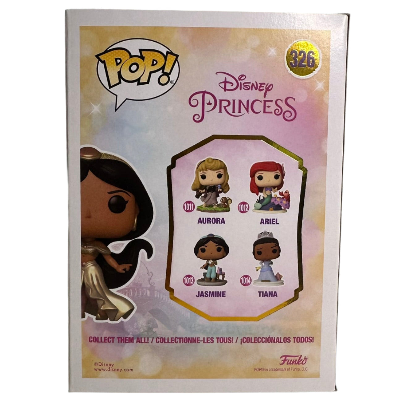 Funko Pop! Disney Princess - Jasmine (With Pin) #3326 Funko Exclusive