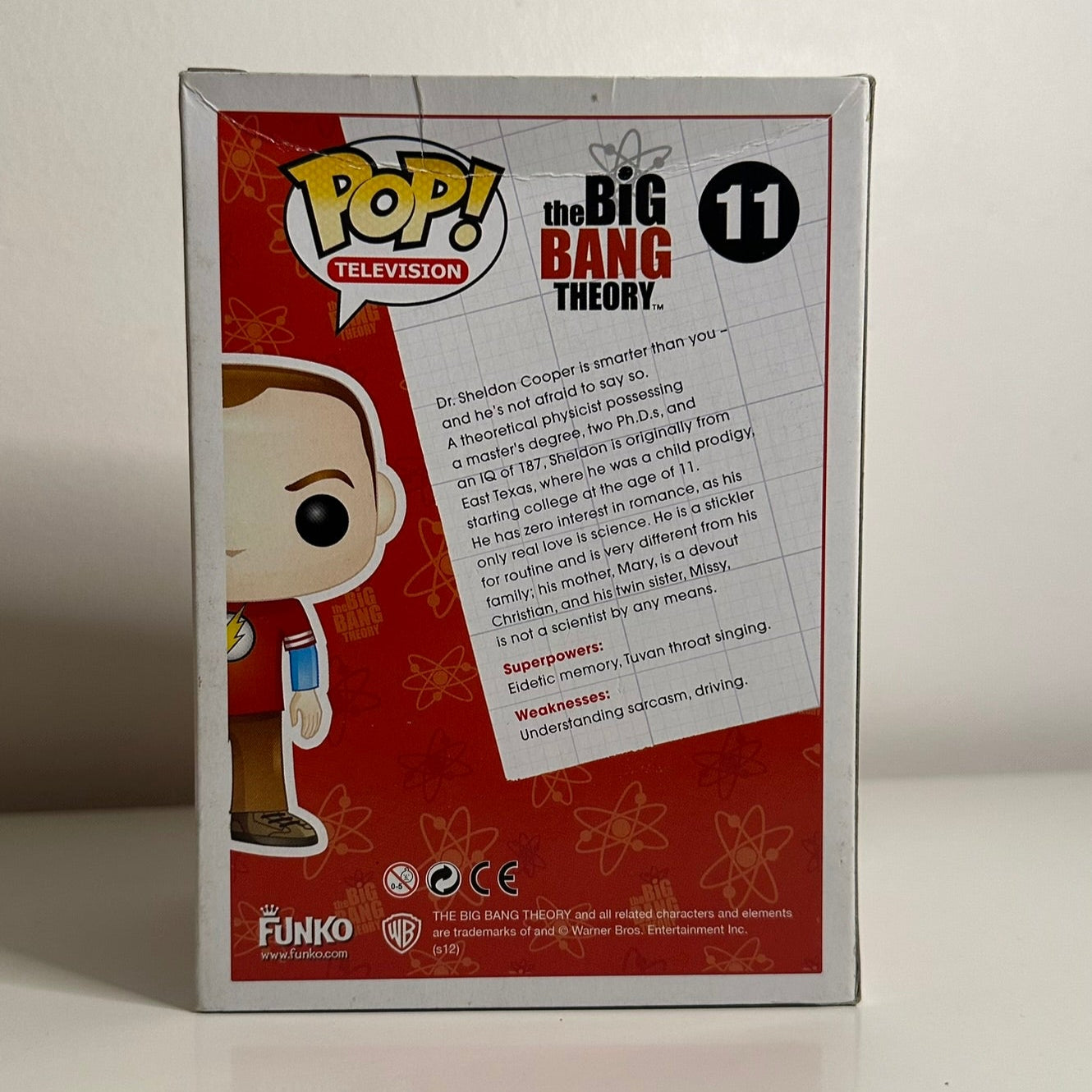 Funko Pop! The Big Bang Theory - Sheldon Cooper #11 (Flash T-Shirt - 2012)