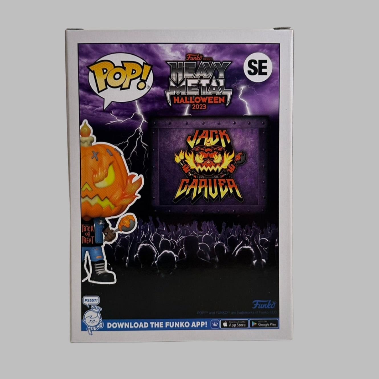 Funko Pop Heavy Metal Halloween 2023 - Jack Carver - LE 6000 PCS
