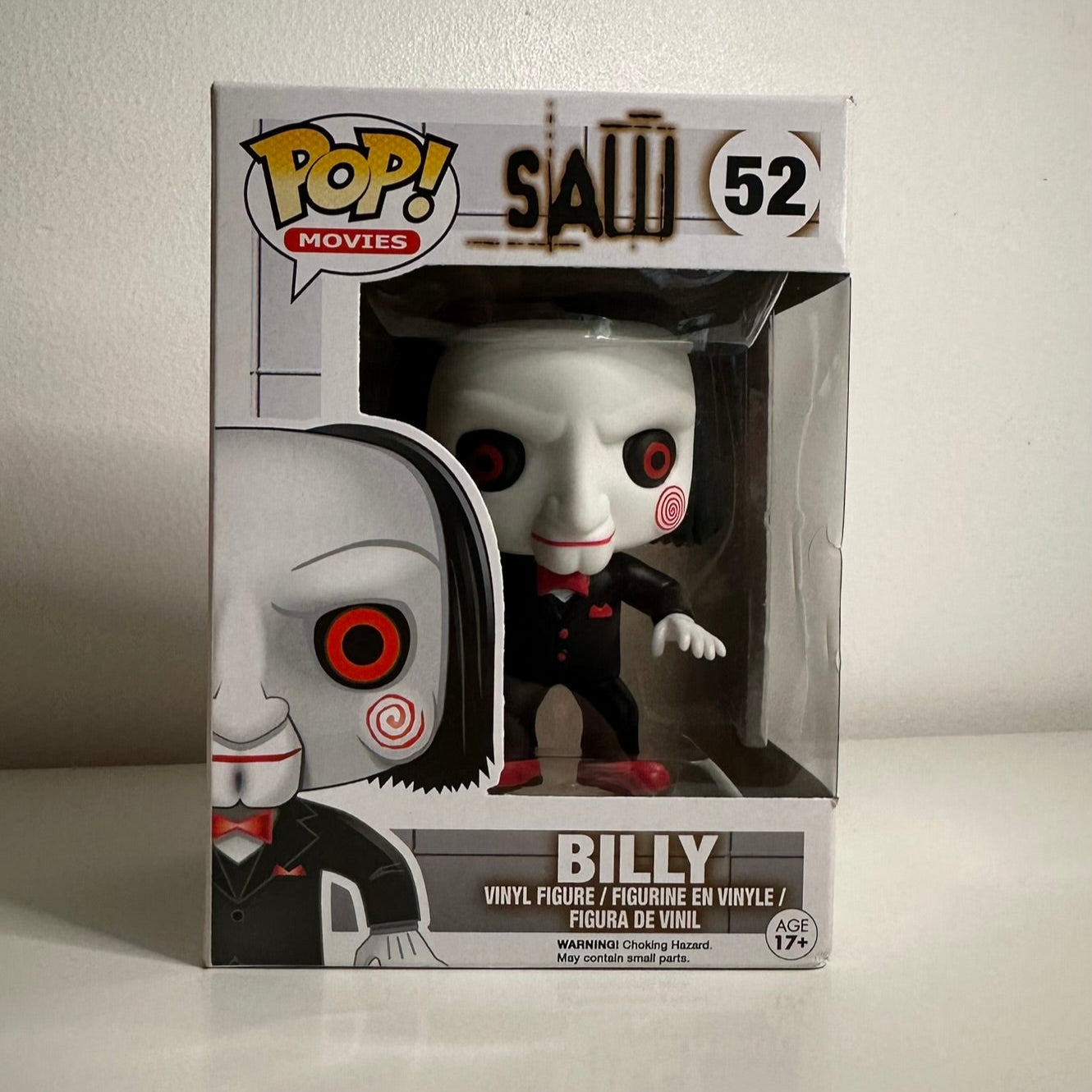 Funko Pop! SAW – Billy #52 OG Grail 2017 (Box Damaged) + Free Brand New PopShield Armor