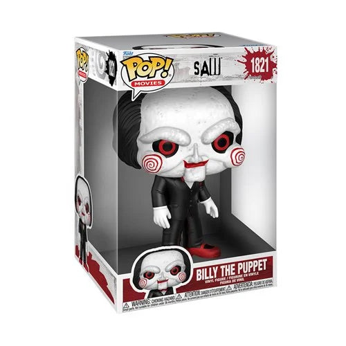 Pre Order Funko Pop! Saw - Billy the Puppet Jumbo 10-Inch #1821 - ETA 07/2025