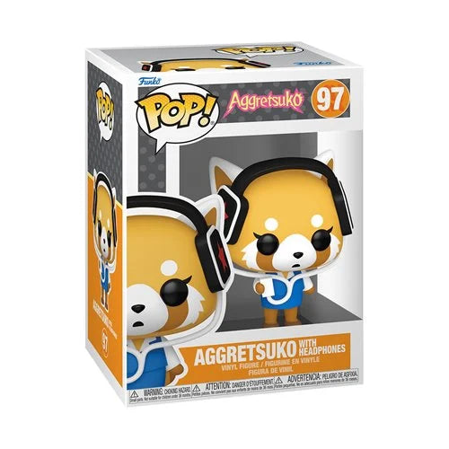 Funko Pop! Aggretsuko With Headphones #97 - Aggretsuko - NEW