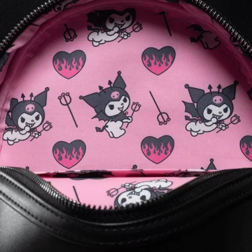 Loungefly Sanrio Kuromi Devilish Winged Mini-Backpack - Entertainment Earth Exclusive