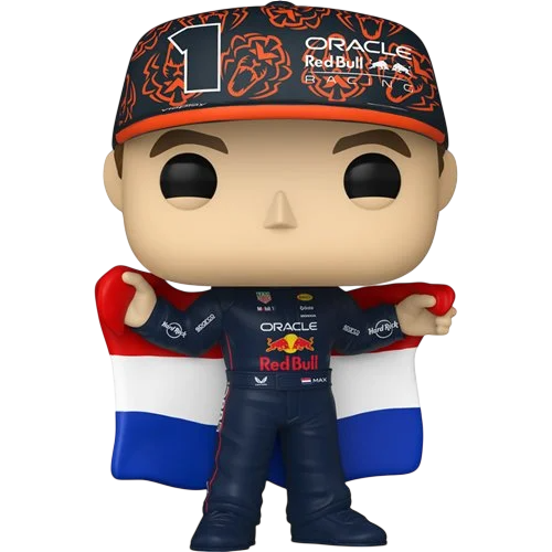 Pre-Order ETA SEPT Funko Pop! Formula 1 Red Bull Racing - Max Verstappen with Flag #18 - Exclusive