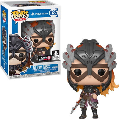 Funko Pop! Playstation - Aloy (Shadow Stalwart Armour) #635 - Only At Gamestop Exclusive