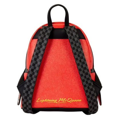 Loungefly - Disney Pixar Cars 20th Anniversary Lightning McQueen Shimmer Light-Up Mini Backpack