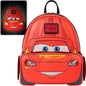 Loungefly - Disney Pixar Cars 20th Anniversary Lightning McQueen Shimmer Light-Up Mini Backpack