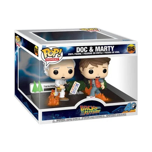 Funko Pop! Moment Back To The Future - Doc & Marty #1846 - RESTOCK