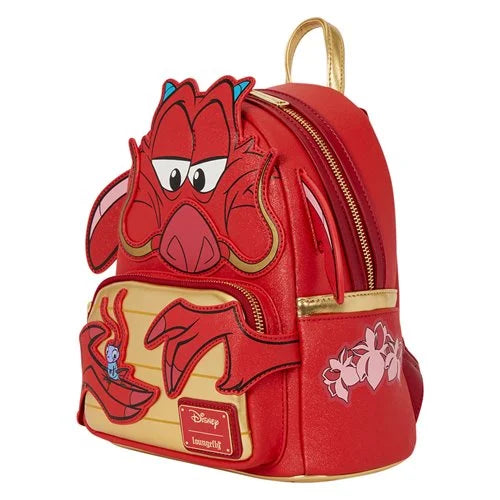 Loungefly - Mulan Mushu Glitter Cosplay Mini-Backpack