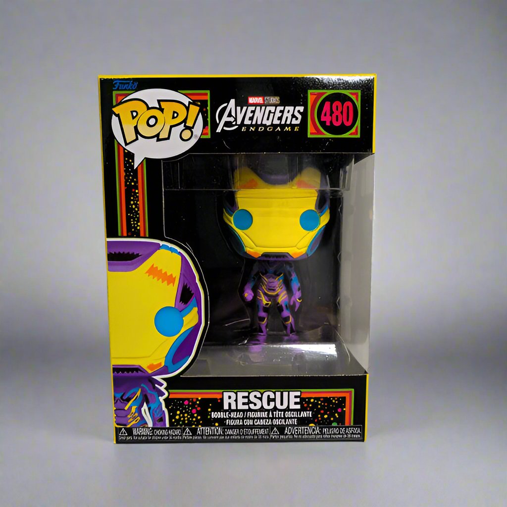 Funko Pop! Rescue #480 Blacklight - Avengers Endgame - Marvel Studios