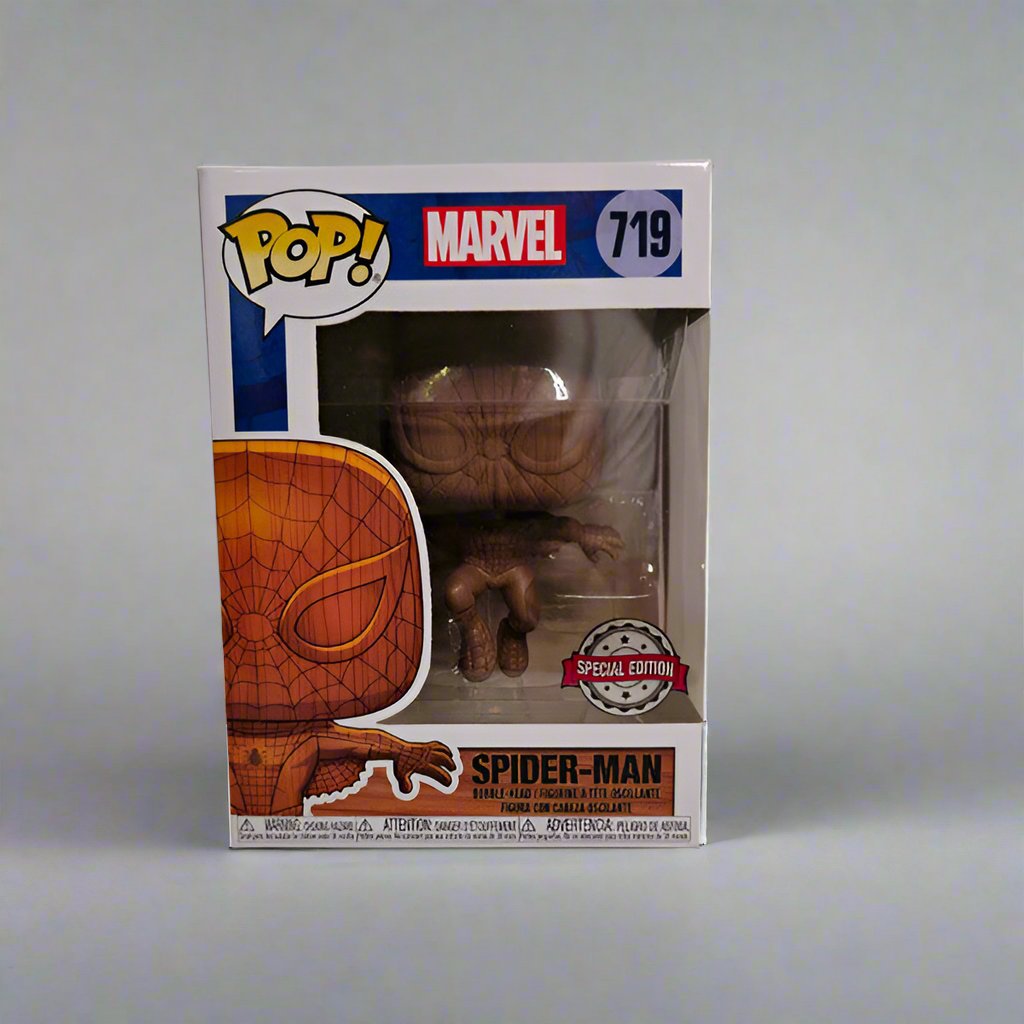 Funko Pop! Spider Man #719 - Marvel - Wooden Spider Man