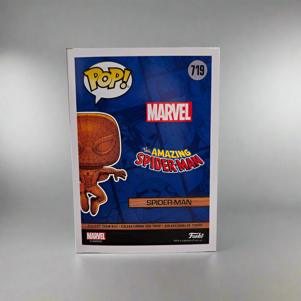 Funko Pop! Spider Man #719 - Marvel - Wooden Spider Man