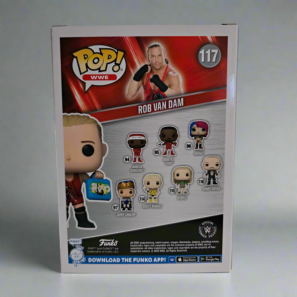 Funko Pop! Rob Van Dam #117 - WWE - Signed/Auto - JSA COA