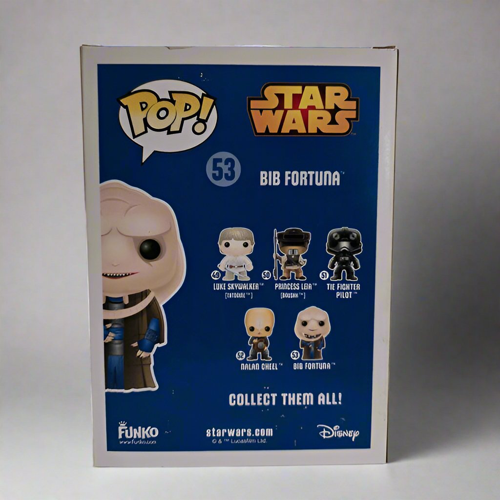 Funko Pop! Bib Fortuna #53 - Signed/Auto by Alan Ruscoe - Monopoly COA