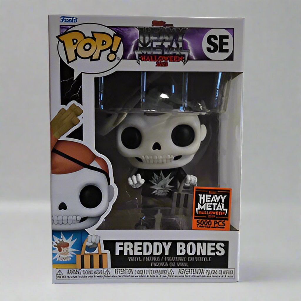 Funko Pop! Freddy Bones (Black and White) Heavy Metal Halloween2023 - 5000 pcs