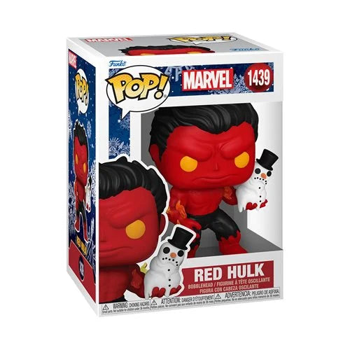 Funko Pop! Red Hulk (with snowman) #1439 - NEW - Marvel