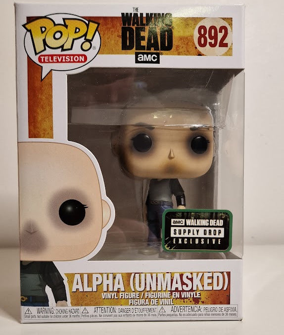 Funko Pop! The Walking Dead - Alpha (Unmasked) #890 - Supply Drop Exclusive