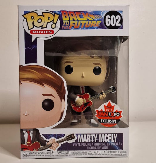 Funko Pop! Back To The Future - Marty Mcfly With Guitar #602 - Fan Expo 2018 Canadian Exclusive