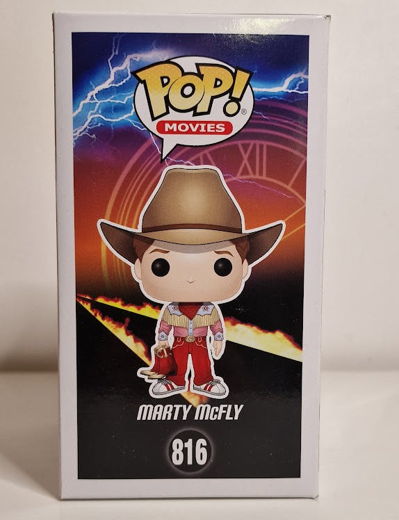 Funko Pop! Back To The future - Marty Mcfly (Western Outfit) #816 - Hot Topic Exclusive