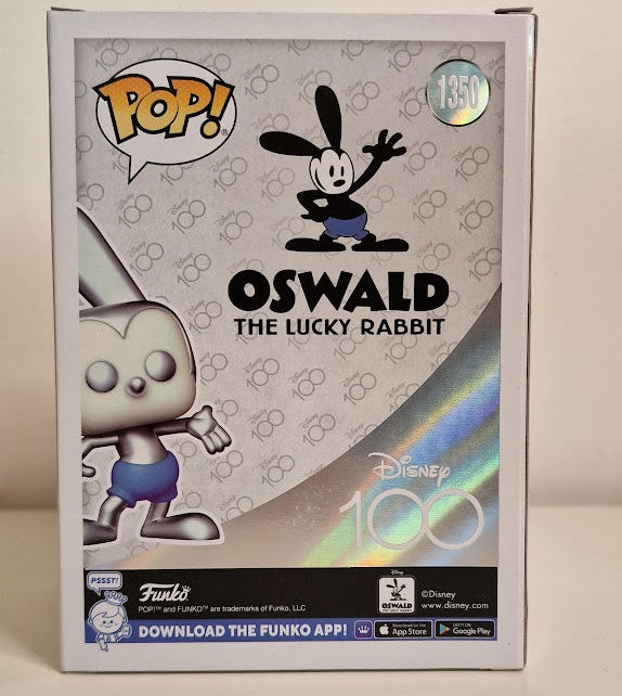 Funko Pop! Disney 100 - Oswald The Lucky Rabbit #1350 - Disney Exclusive