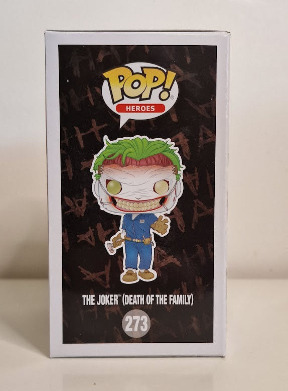 Funko Pop! DC Super Heroes - The Joker (Death Of The Family) #273 GITD - DAMAGED