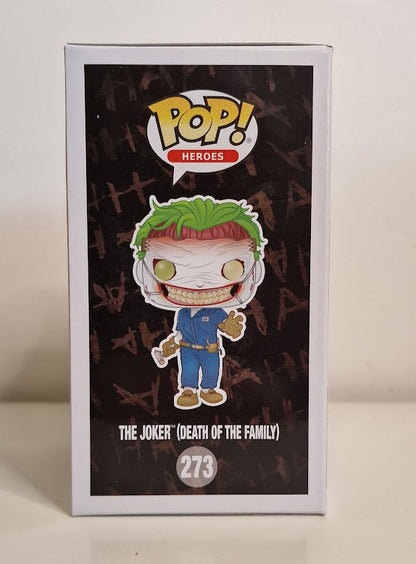 Funko Pop! DC Super Heroes - The Joker (Death Of The Family) #273 GITD - DAMAGED