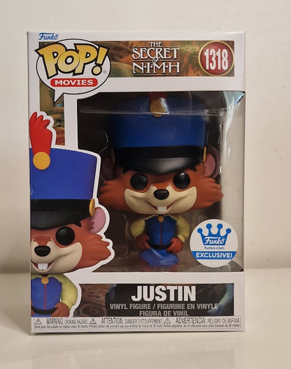 Funko Pop! The Seret Of Nimh - Justin #1318 Funko Exclusive - DAMAGED