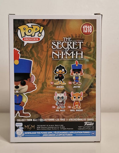 Funko Pop! The Seret Of Nimh - Justin #1318 Funko Exclusive - DAMAGED