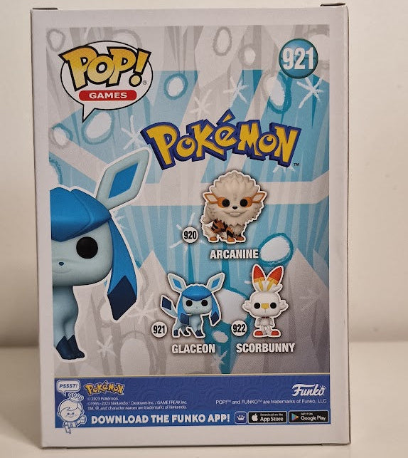 Funko Pop! Pokemon - Glaceon #921 - Flocked