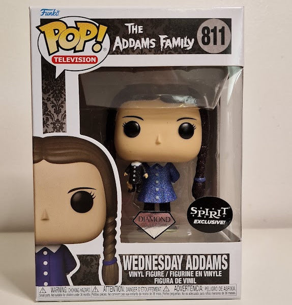 Funko Pop! The Addams Family - Wednesday Addams #811 - Diamond - Spirit Exclusive
