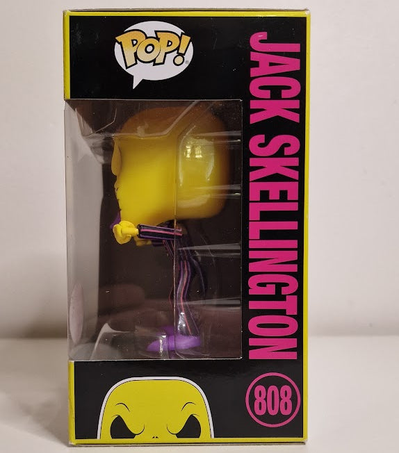 Funko Pop! Nightmare Before Christmas - Jack Skellington #808 - Blacklight - Gamestop Exclusive