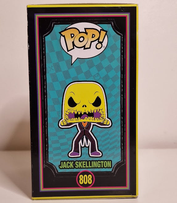 Funko Pop! Nightmare Before Christmas - Jack Skellington #808 - Blacklight - Gamestop Exclusive