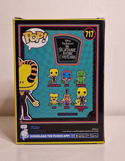 Funko Pop! Disney - Jack Skellington Blacklight #717 - DAMAGED