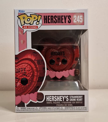 Funko Pop Hershey's Strawberry Creme Heart #245 - DAMAGED