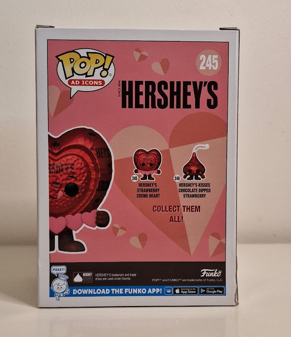 Funko Pop Hershey's Strawberry Creme Heart #245 - DAMAGED