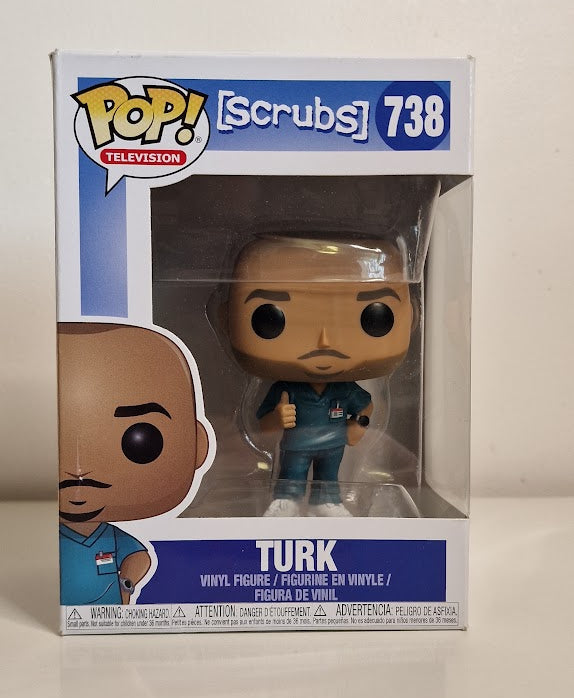 Funko Pop! Scrubs - Turk #738 DAMAGED