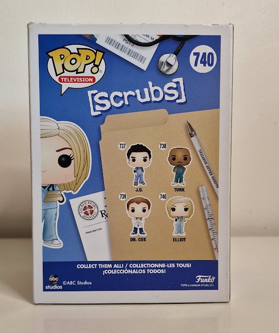 Funko Pop! Scrubs - Elliot #740 DAMAGED