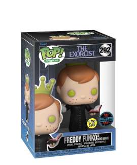 Funko Pop! Digital - The Exorcist - Freddy Funko As Father Karras #292 GITD - Hard Stack Included