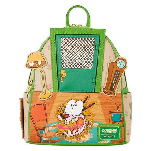 Loungefly - Courage the Cowardly Dog Lenticular Mini Backpack