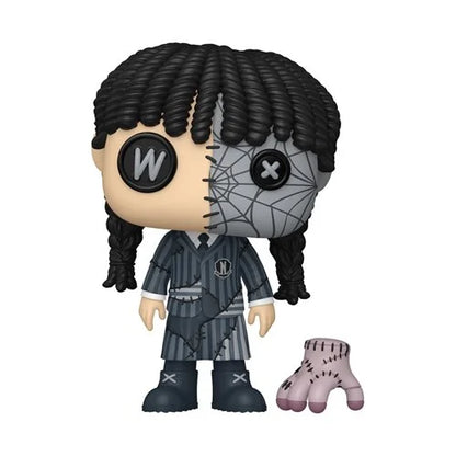 Pre-Order Eta Sept Funko Pop! Wednesday - Wednesday Addams With Thing (Patchwork) #1942