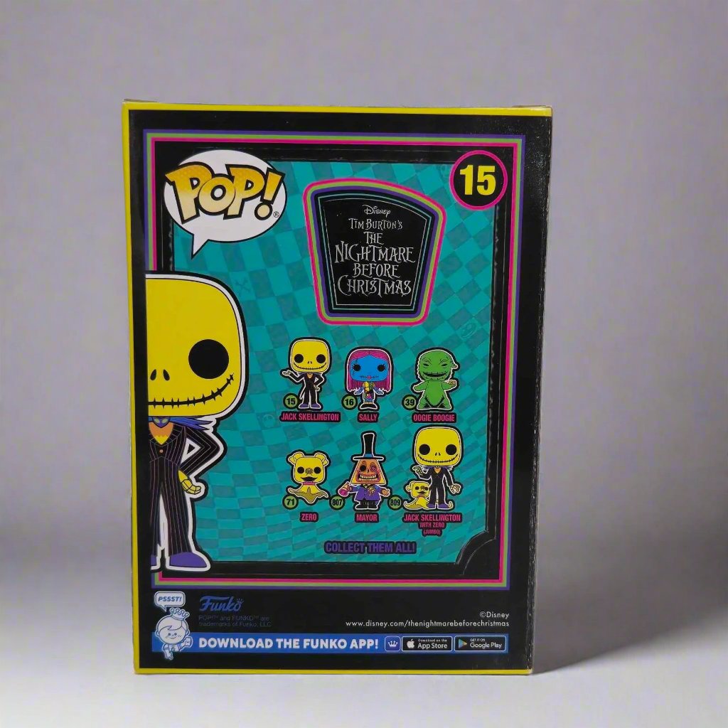 Funko Pop! Jack Skellington #15 - Blacklight - Disney