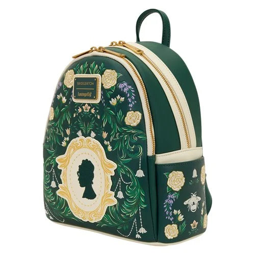 Loungefly Bridgerton – Silhouette Floral Mini Backpack