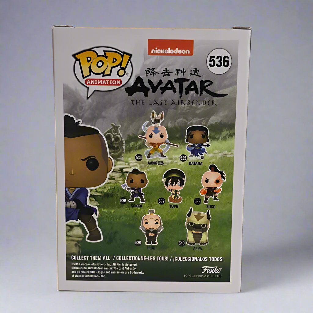 Funko Pop! Sokka #536 - Avatar The last Airbender - Signed/Auto Ian Ousley - Beckett COA -